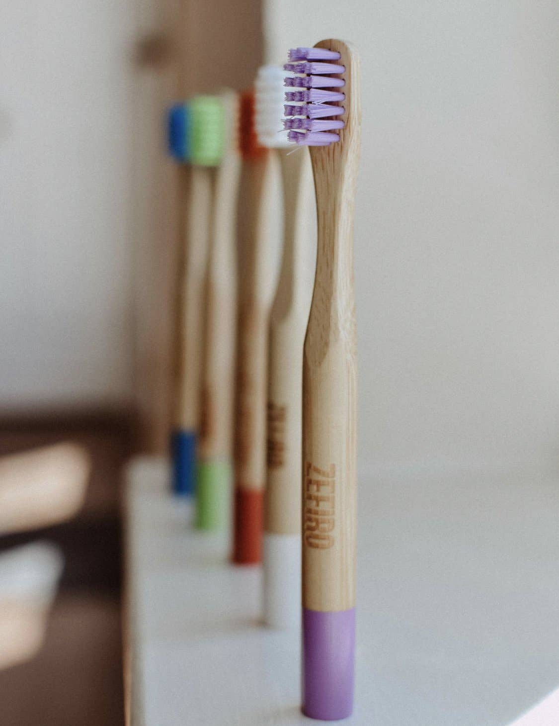 Bamboo Kid's Toothbrush - Red