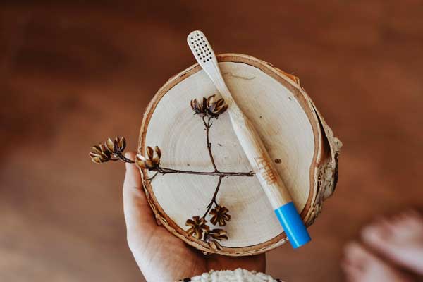 Bamboo Kid's Toothbrush - Blue