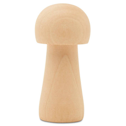 Wooden Mushroom: 4"