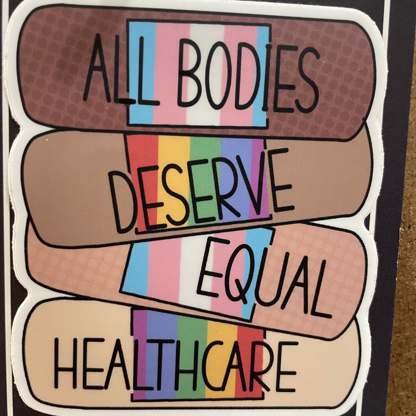 Equal Healthcare Sticker